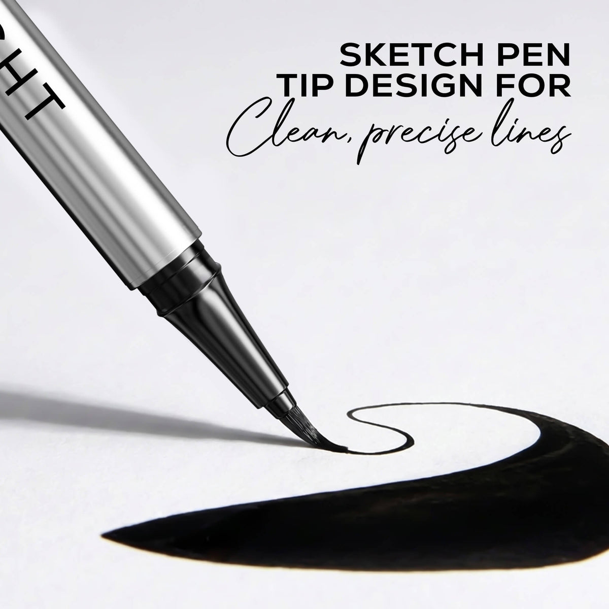 RENEE Midnight Waterproof & Smudge-proof Sketchpen Eyeliner