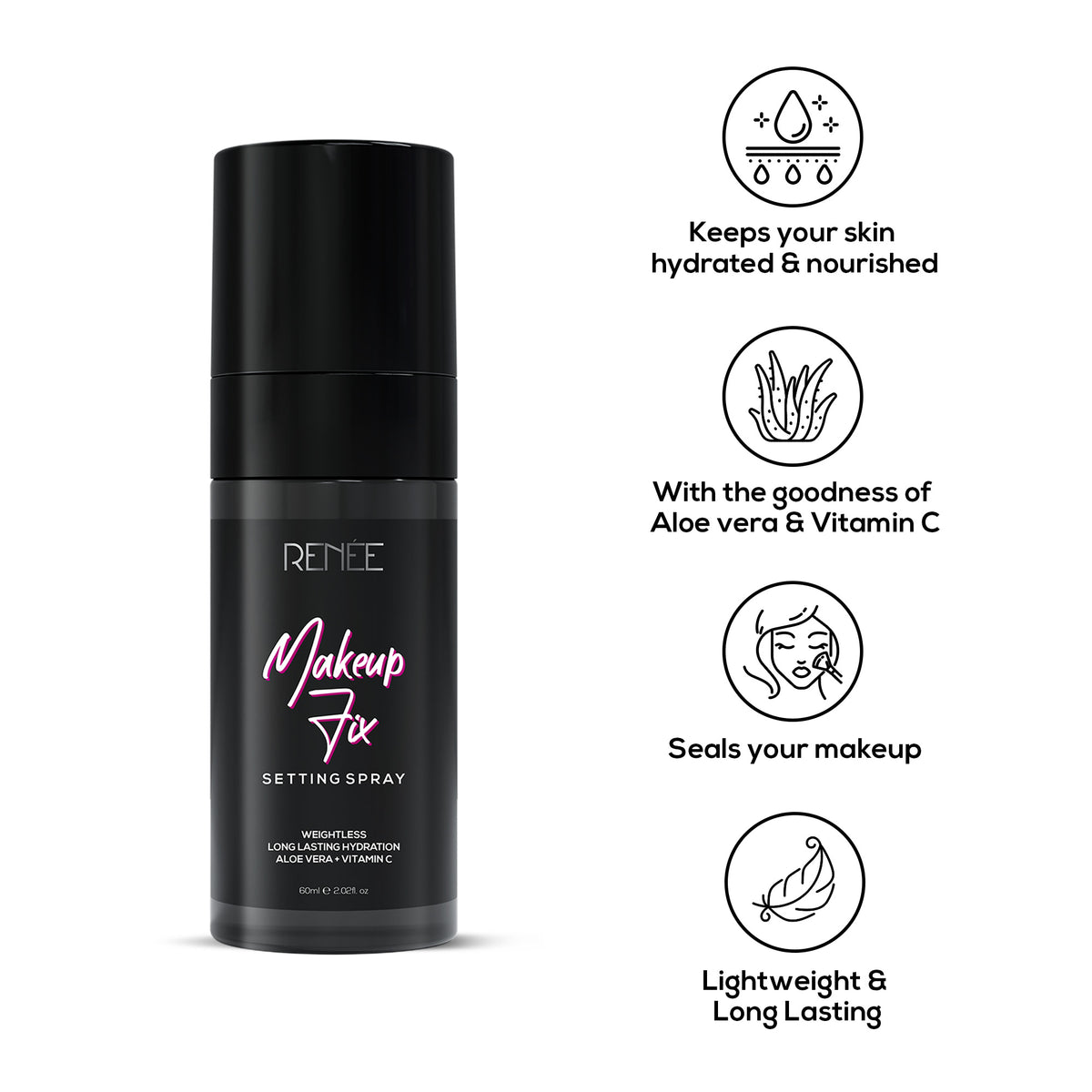 RENEE Makeup Fix Setting Spray, 60 ml
