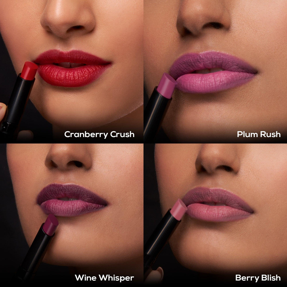 RENEE Very Matte Lipsticks Pack of 4, 6.4g