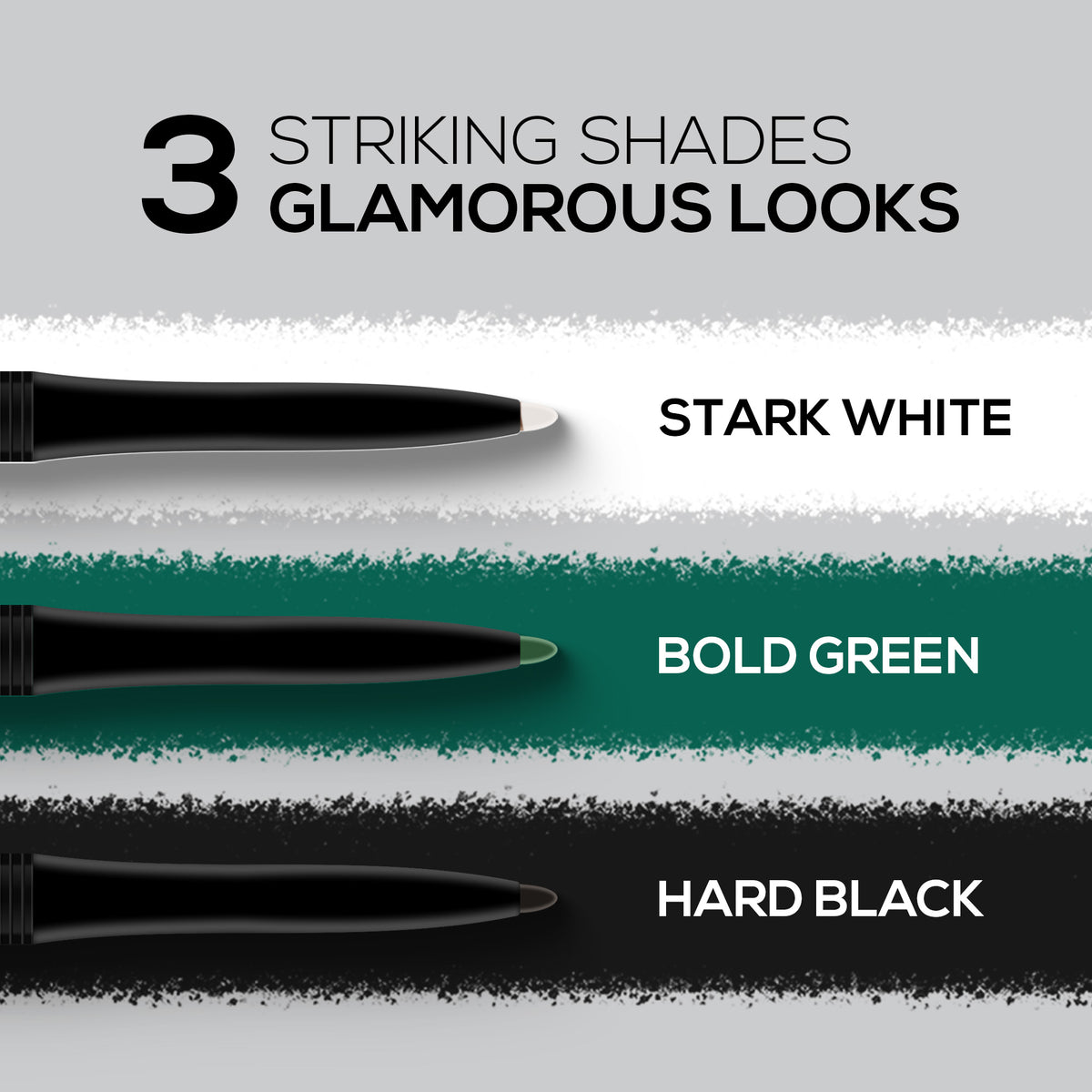RENEE Bold Green Kajal Pen with Sharpener, 0.35g