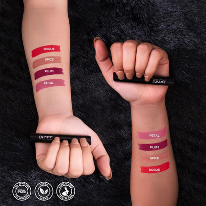 RENEE Very Matte Lipsticks Pack of 4, 6.4g
